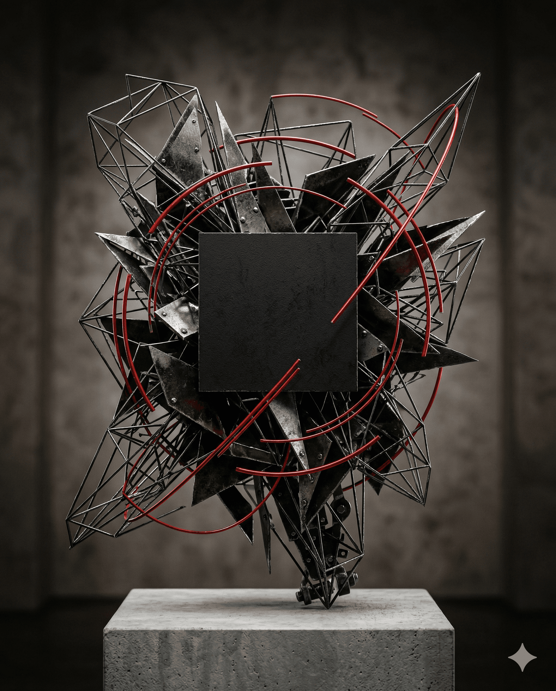 Avangart davetiye örneği